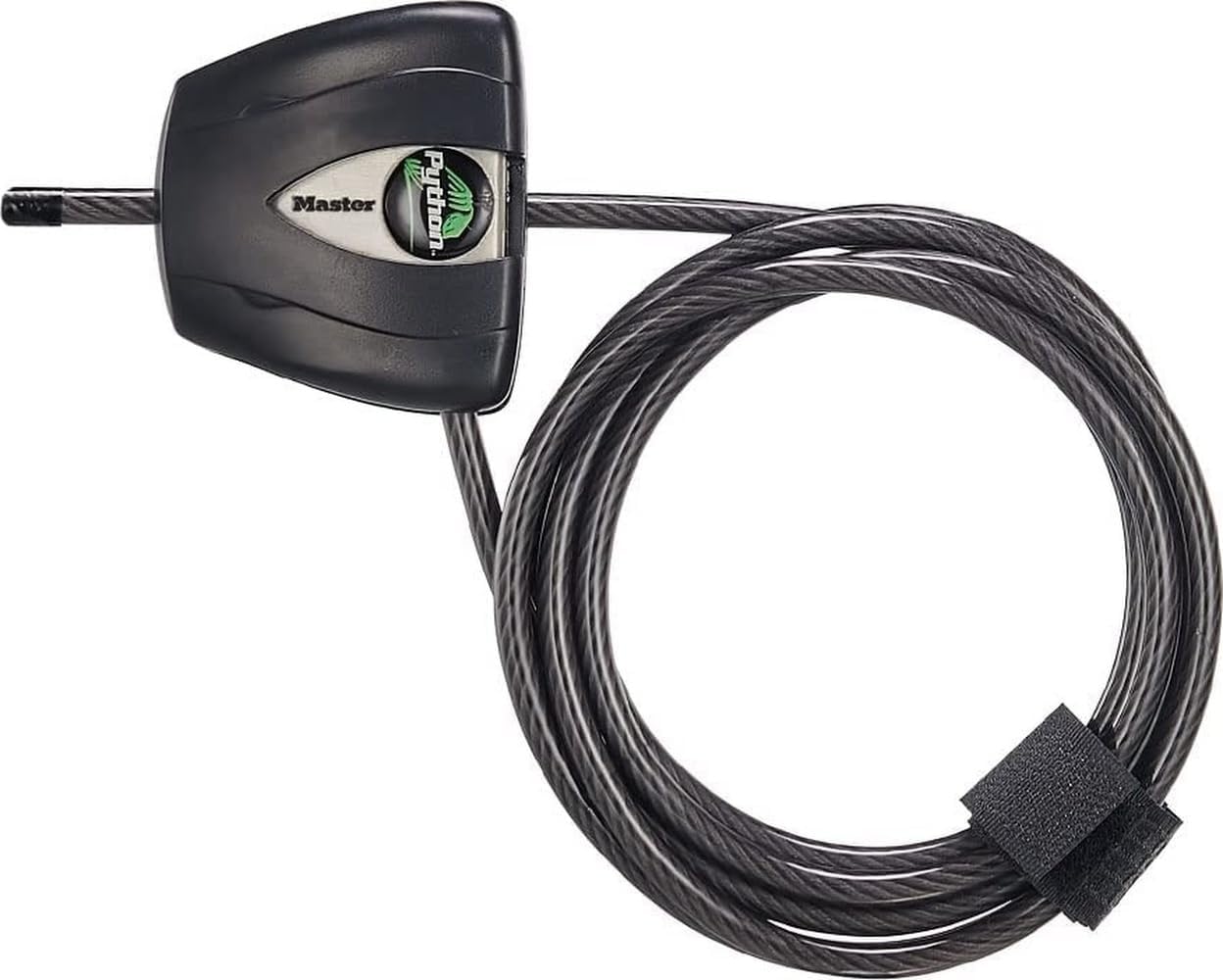 Master Lock 6' Python Cable Lock for Trail Cameras, Kayaks 8417D | Adjustable Keyed Cable Lock Made With Braided Steel, Rust Resistant Lock & Vinyl Coated Cable For Weather Reistance, 2 Keys