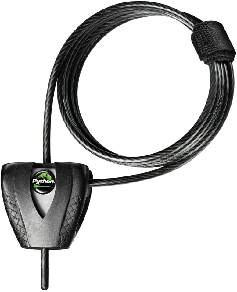 Master Lock 6' Python Cable Lock for Trail Cameras, Kayaks 8417D | Adjustable Keyed Cable Lock Made With Braided Steel, Rust Resistant Lock & Vinyl Coated Cable For Weather Reistance, 2 Keys - Image 3