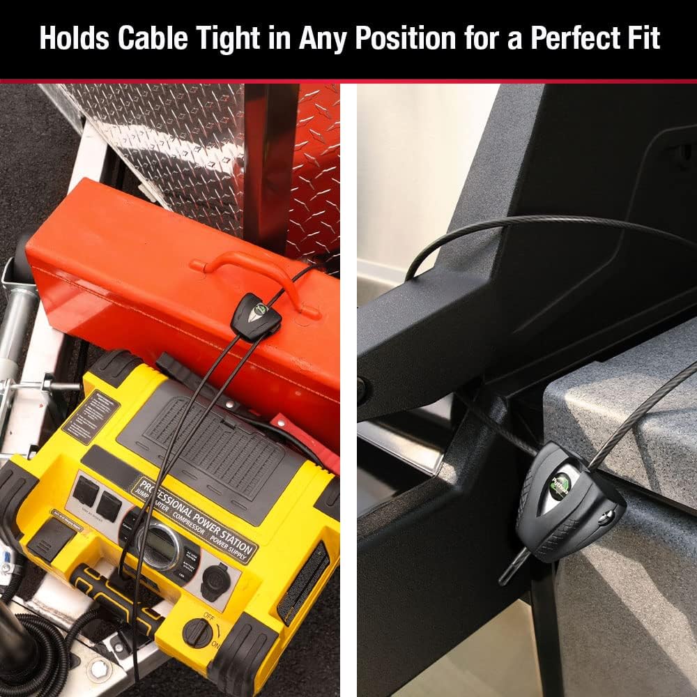 Master Lock 6' Python Cable Lock for Trail Cameras, Kayaks 8417D | Adjustable Keyed Cable Lock Made With Braided Steel, Rust Resistant Lock & Vinyl Coated Cable For Weather Reistance, 2 Keys - Image 5